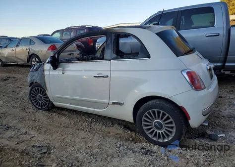 2012 Fiat 500 Lounge z USA, uszkodzony, nr VIN 3C3CFFCR0CT110972